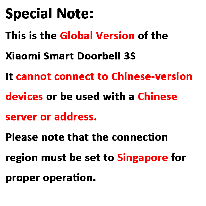Smart Home Xiaomi App - Xiaomi Doorbell 3S Versión Global 2K