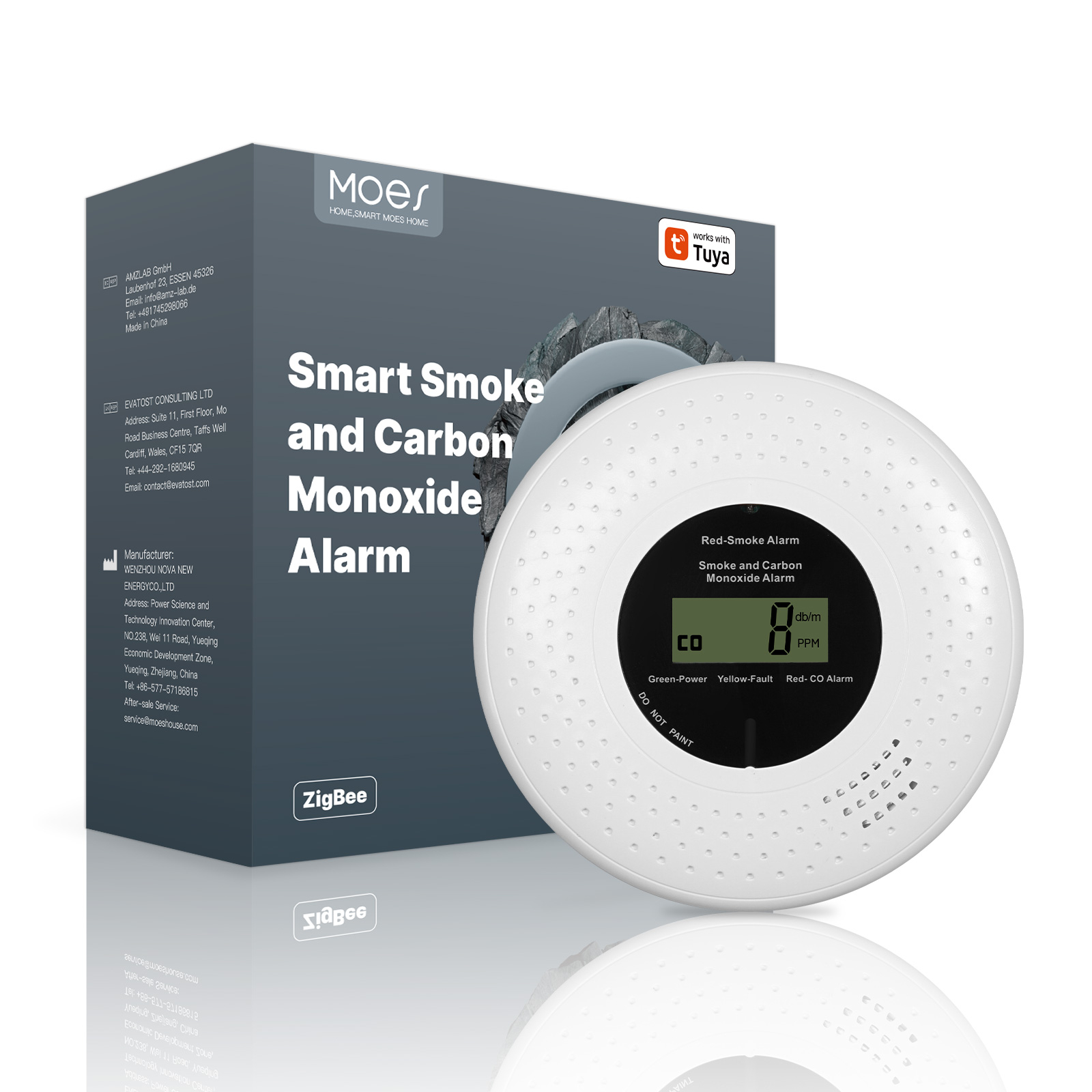 Smart Smoke Detector - Alarma Inteligente Zigbee para Humo y