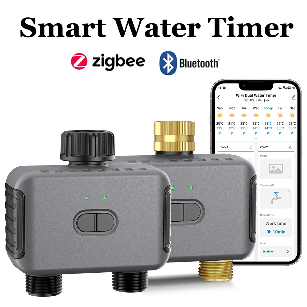 Smart Home System - Temporizador de agua inteligente Tuya Zigbee/BT,