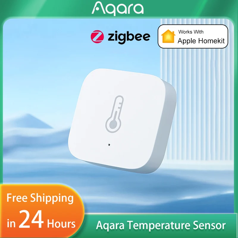Smart Home Apple - Sensor de Temperatura Aqara Zigbee, Sensor