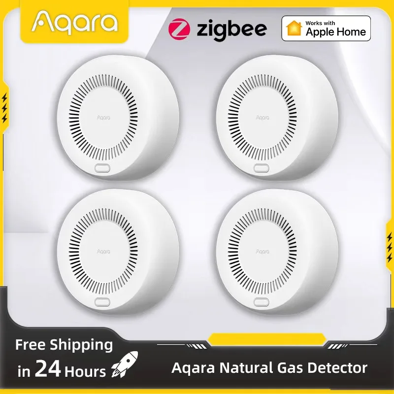 Smart Home Xiaomi App - Aqara-Detector de Gas Natural, alarma inteligente