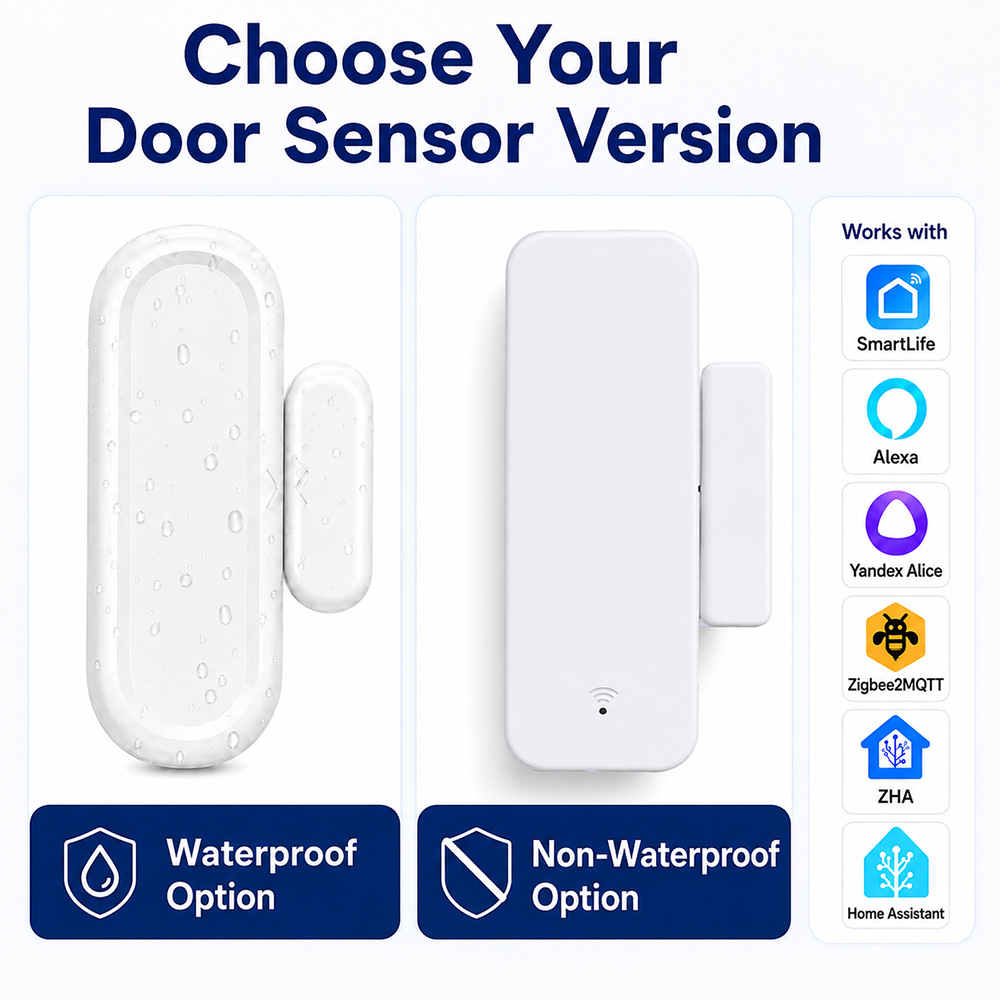Smart Home Website - Sensor de Puerta y Ventana Zigbee