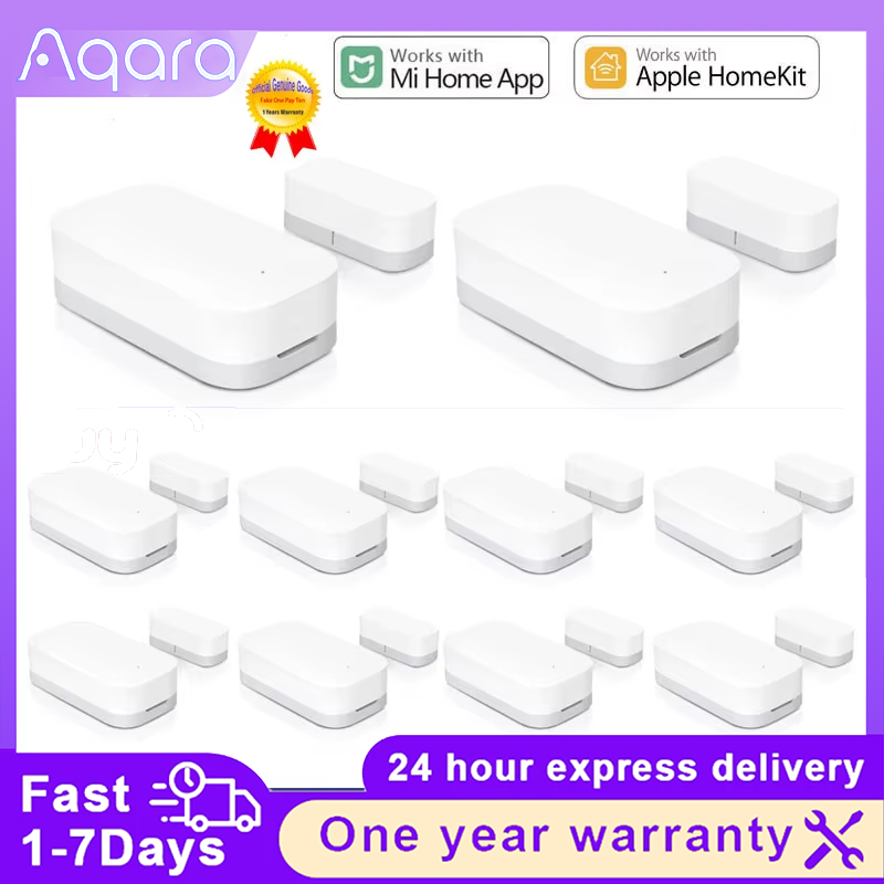 Smart Home Xiaomi App - Aqara-Sensor de puerta y ventana Zigbee,
