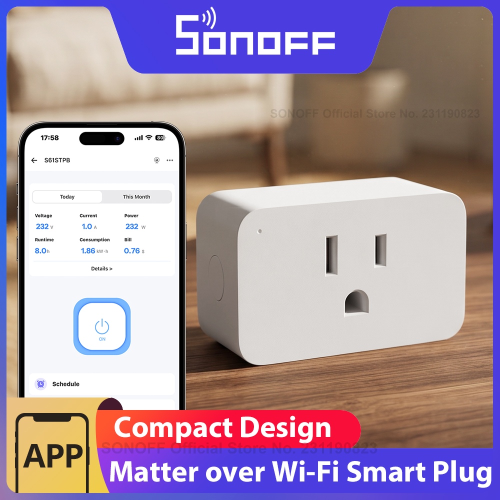 Smart Home Apple - SONOFF S61STPB iPlug Gen2 Tipo B
