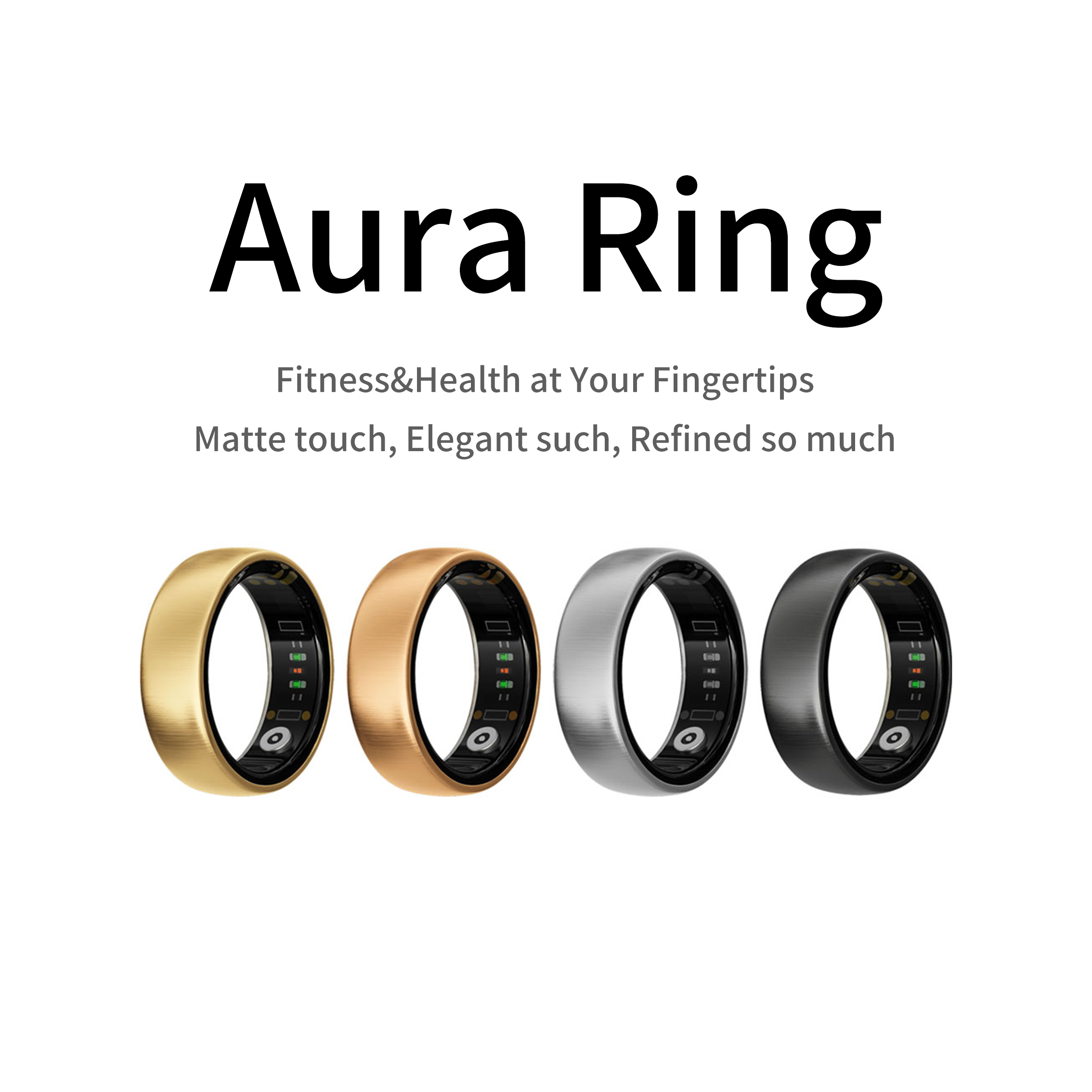 Smart Home Trainer - Anillo Inteligente AURA Matt, Monitor de