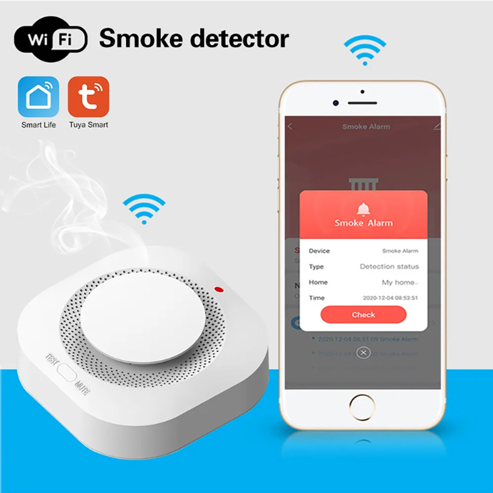 Smart Smoke Detector - Detector de humo inteligente Tuya Zigbee