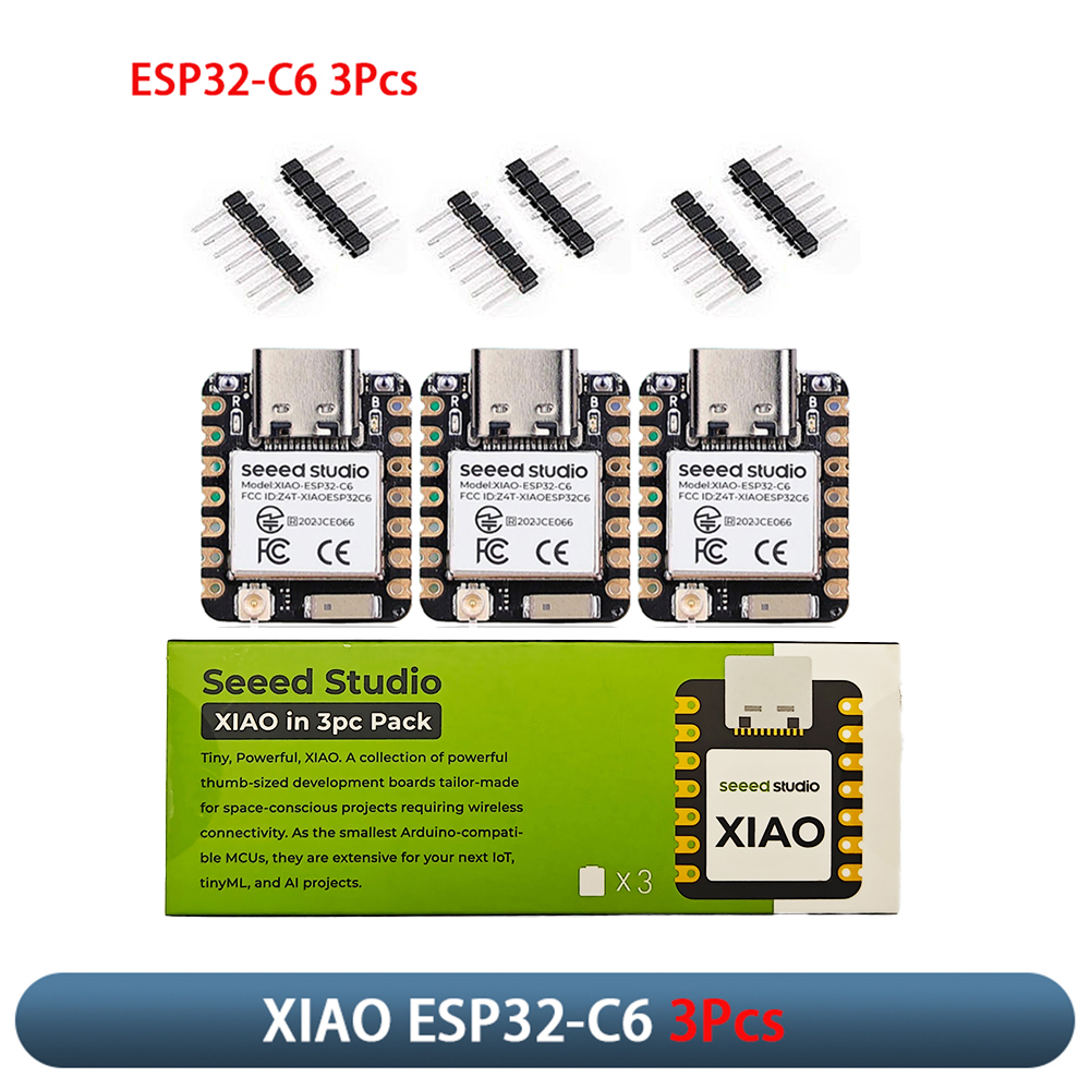 Smart Home System - XIAO ESP32-C6, 3 Módulos de Placa