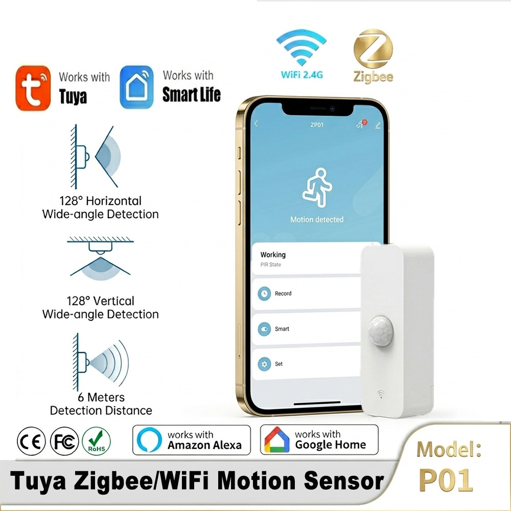 Smart Home Villa - Sensor de Movimiento PIR Inteligente WiFi