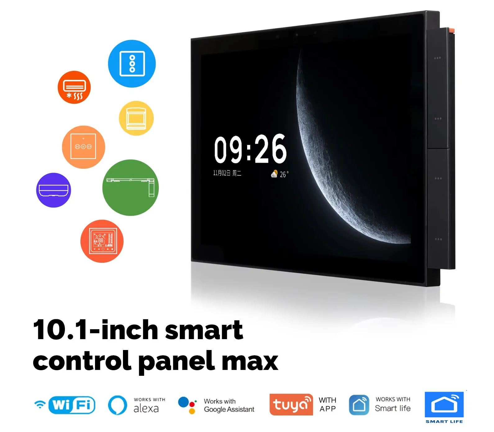 Smart Home Knx - Interruptor Inteligente WiFi con Pantalla Táctil