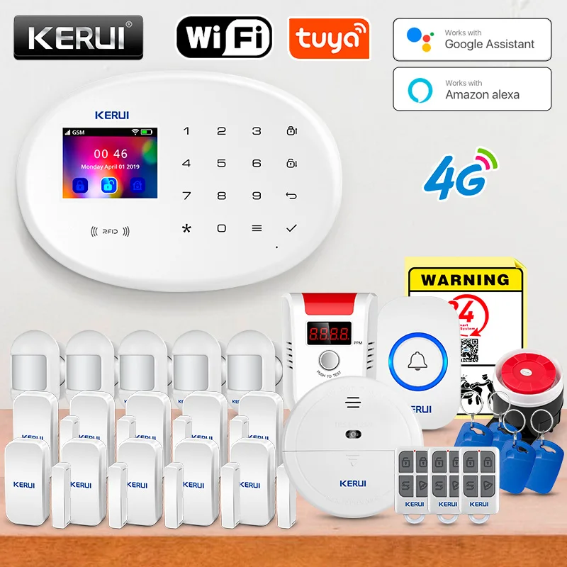 Smart Smoke Detector - KERUI Tuya sistema de alarma inteligente