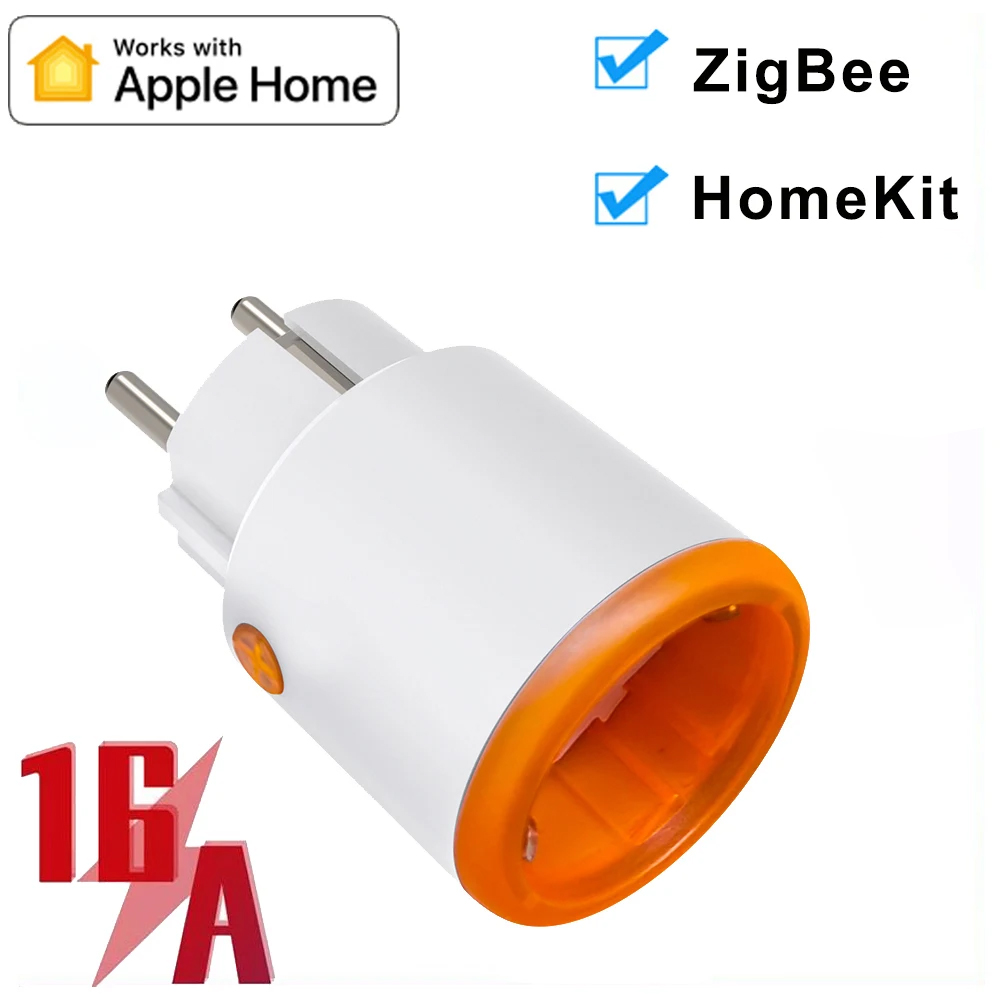 Smart Home Nest - Enchufe inteligente Zigbee, 3680W, 16A, interruptor