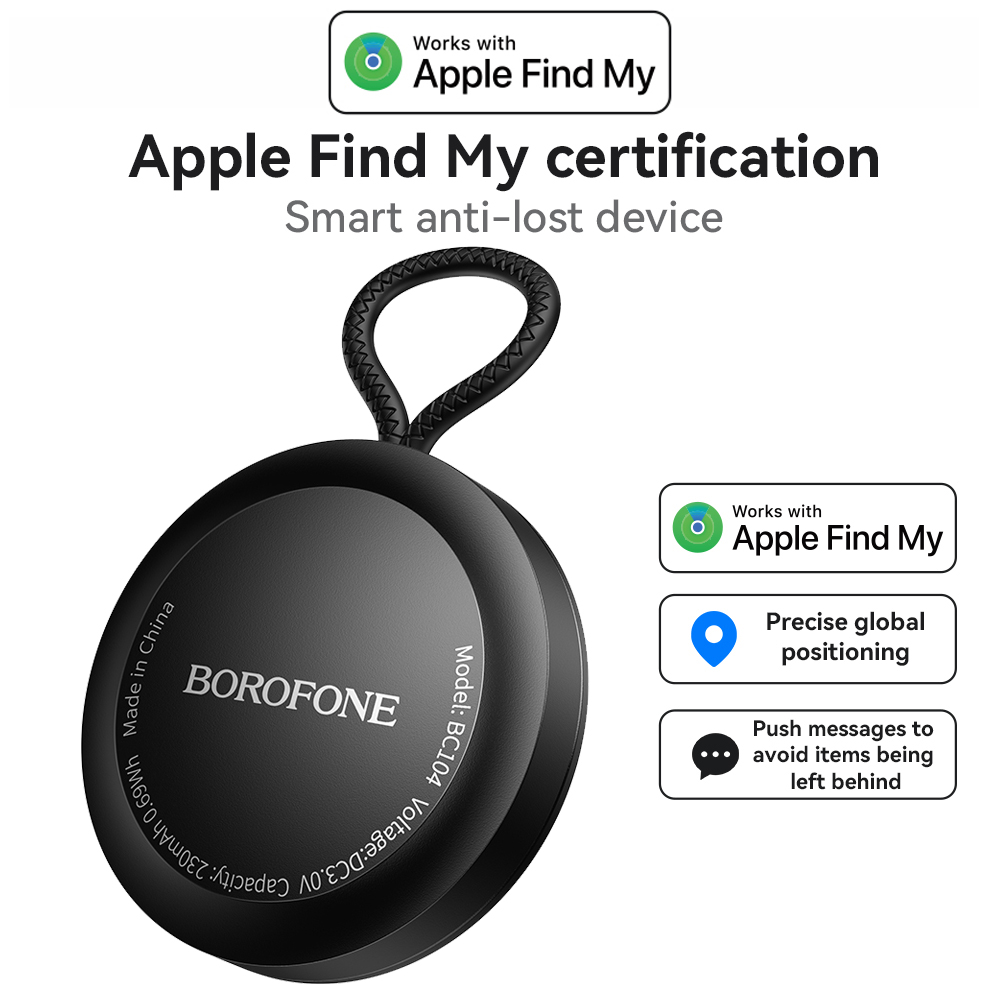 Smart Home Dashboard - Rastreador Bluetooth BOROFONE BC104 AirTag, Compatible