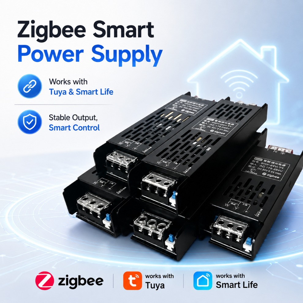 Smart Power Strip - Transformador de Potencia LED Tuya Zigbee