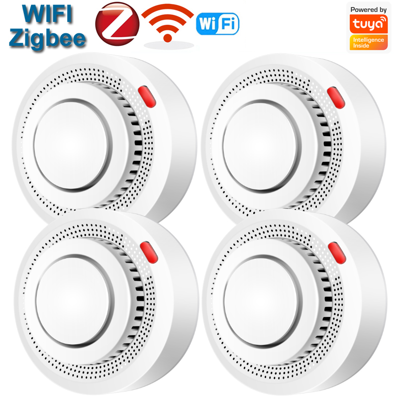 Smart Smoke Detector - Detector de Humo WiFi/Zigbee, Alarma de