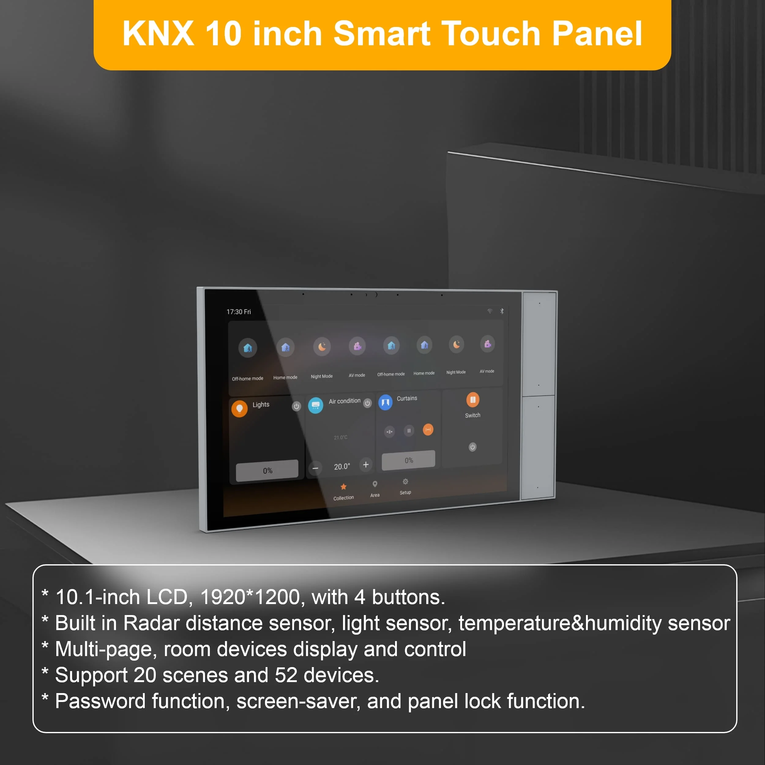 Panel Táctil Inteligente 2026  - Smart Home Knx reseña y precio