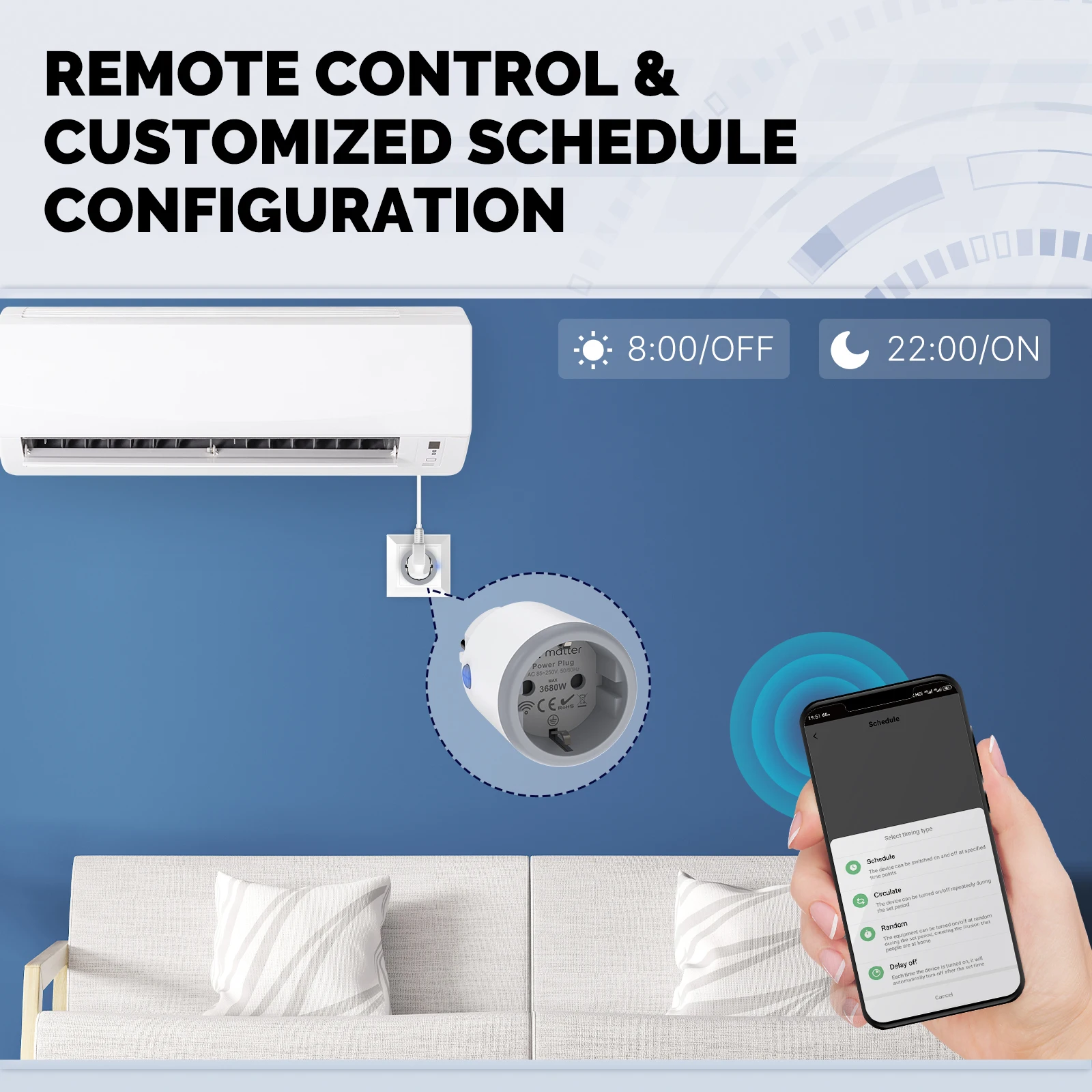 MOES enchufe inteligente para  - Smart Home Apple reseña y precio