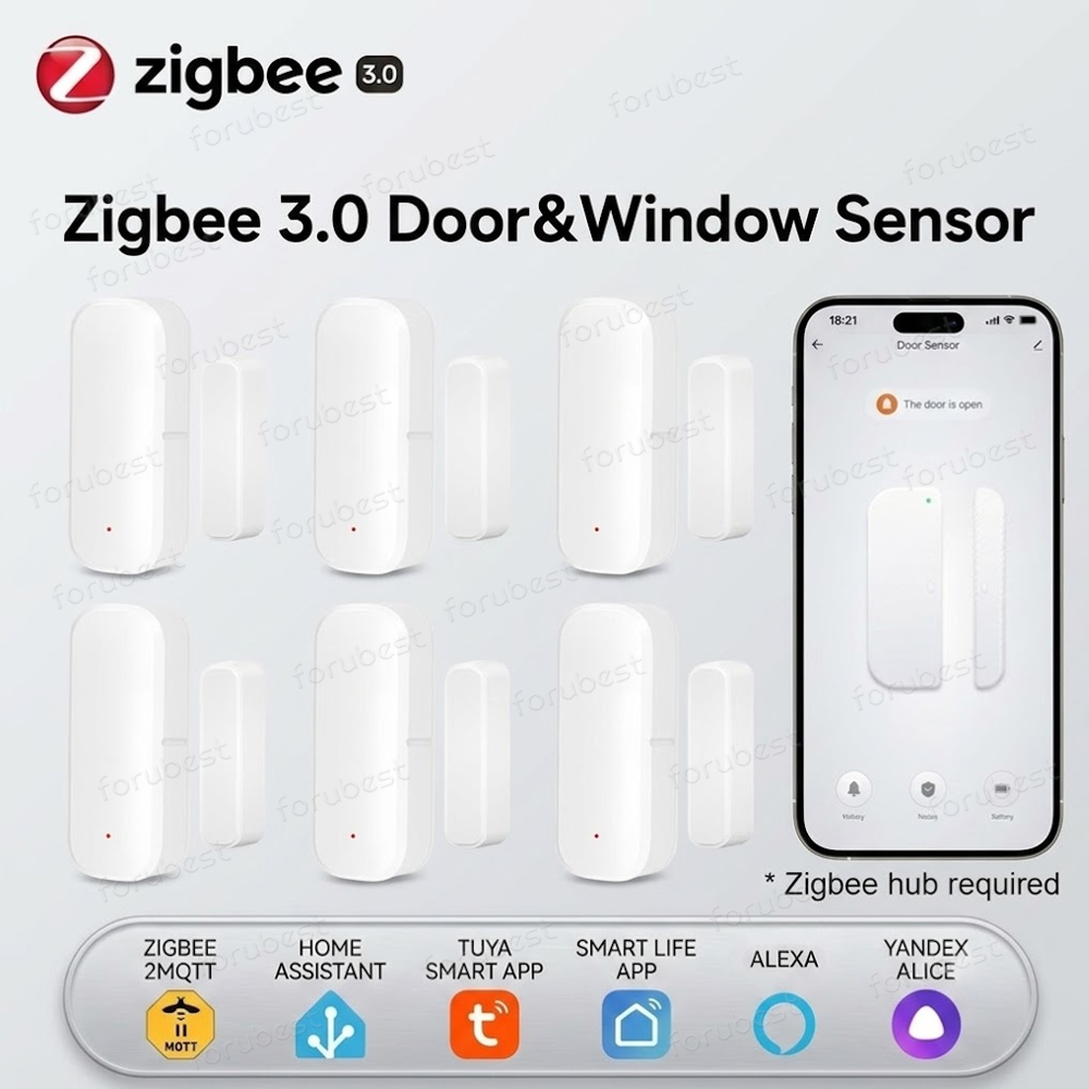 Sensor de puerta y ventana Zig - Smart Home Website reseña y precio