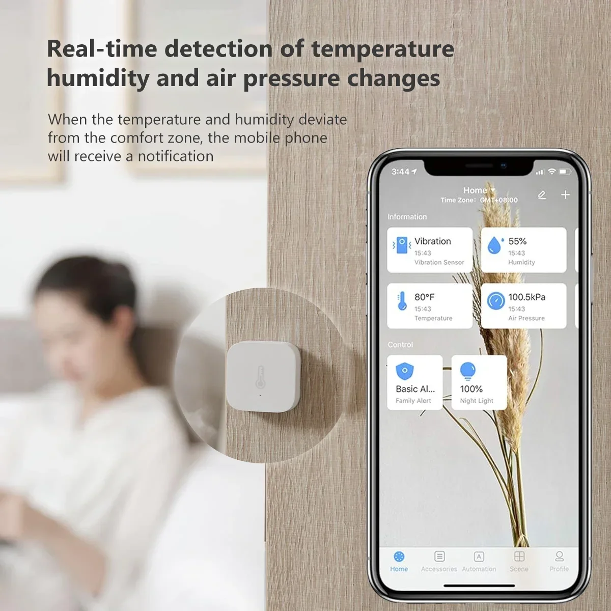 Sensor de Temperatura Aqara Zi - Smart Home Apple reseña y precio