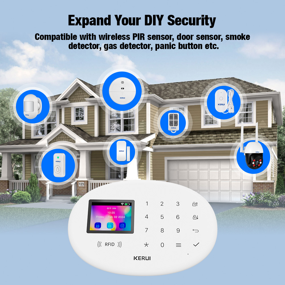 KERUI 4G Tuya sistema de alarm - Smart Smoke Detector reseña y precio