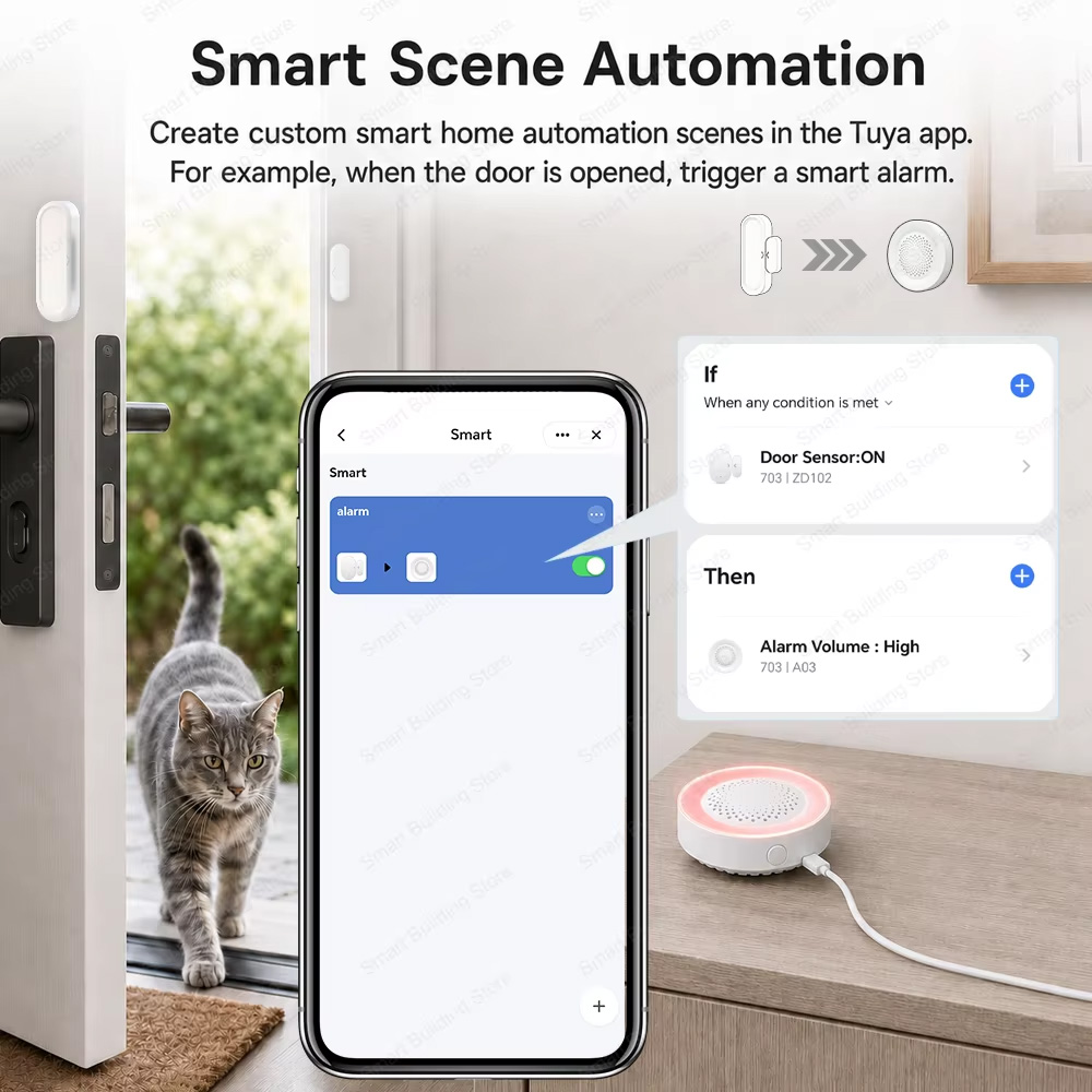 Sensor de Puerta y Ventana Zig - Smart Home Website reseña y precio