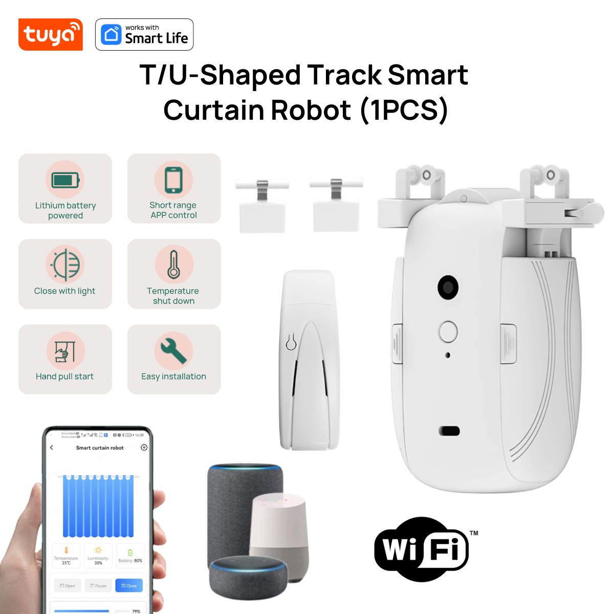 Robot de cortina WiFi intelige - Smart Home Nest reseña y precio