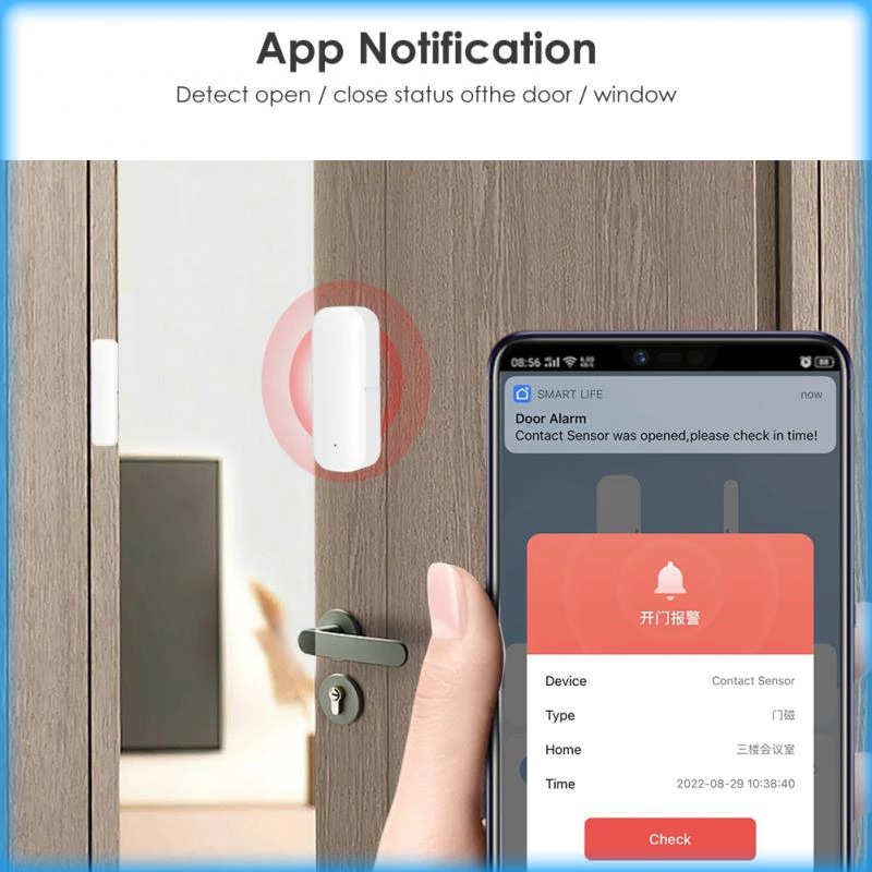 Sensor Inteligente Wi-Fi Tuya  - Smart Home Villa reseña y precio