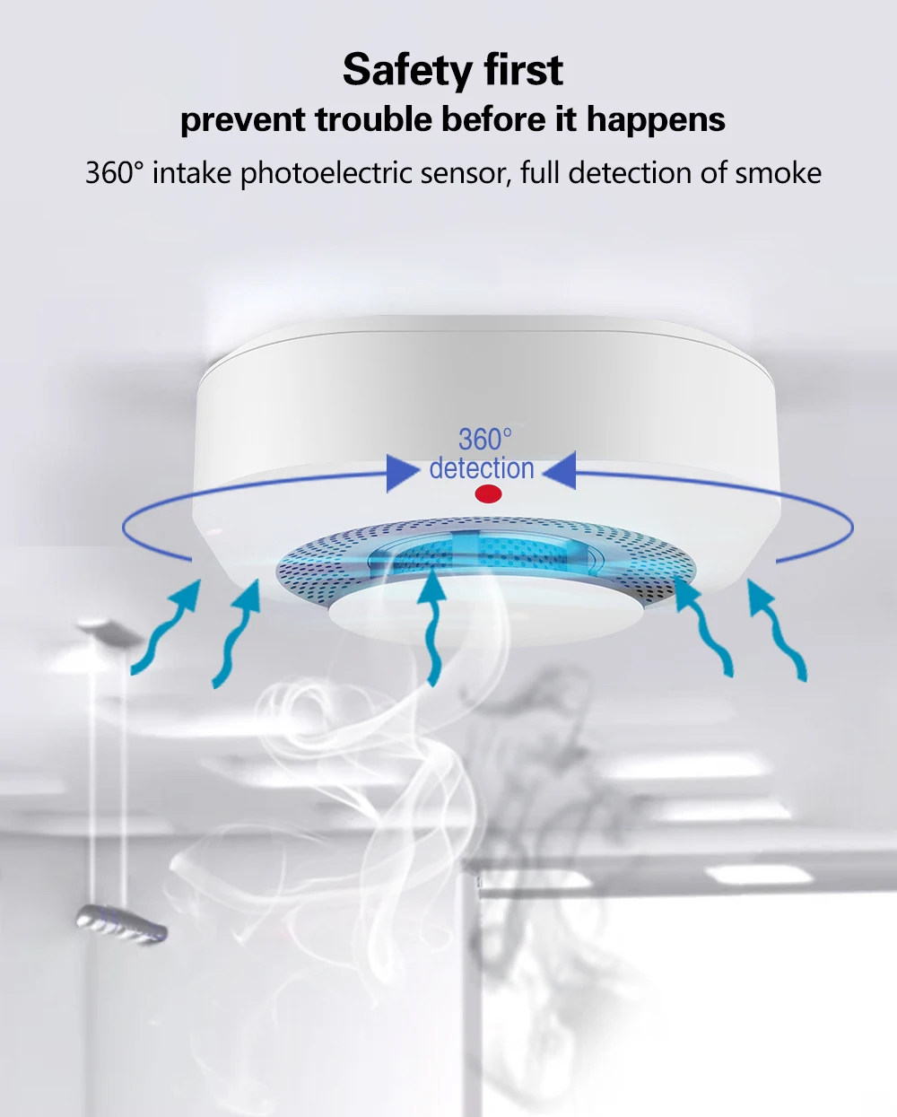 Detector de humo inteligente T - Smart Smoke Detector reseña y precio
