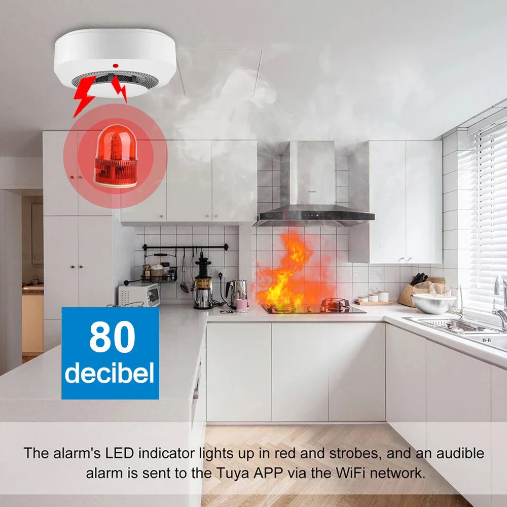 Detector de humo inteligente T - Smart Smoke Detector reseña y precio