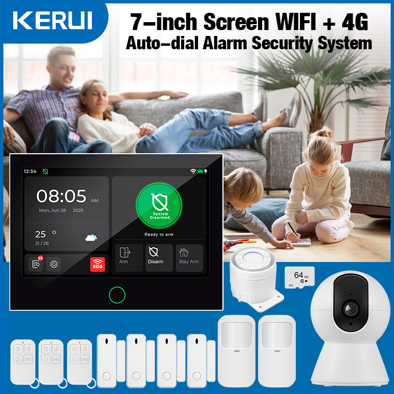 KERUI nueva alarma de casa ina - Smart Home Dashboard reseña y precio