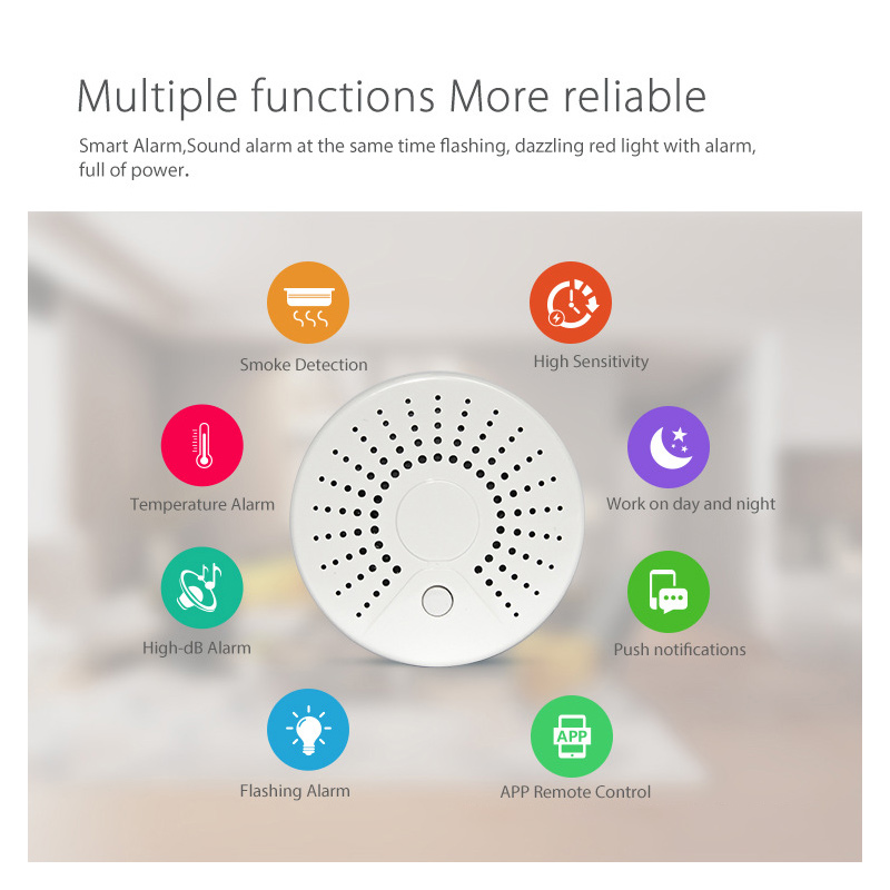 Detector de Humo Inteligente W - Smart Smoke Detector reseña y precio