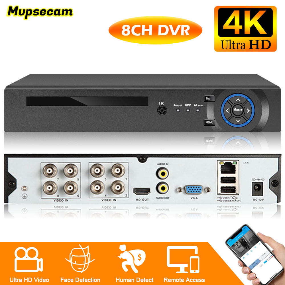 4K 8MP seguridad CCTV DVR dete - Smart Home Microsoft reseña y precio