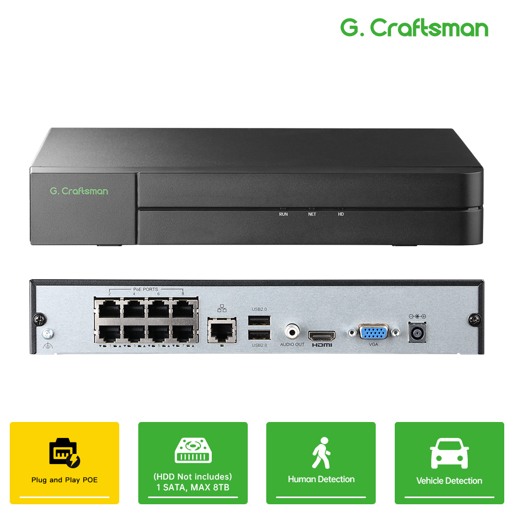 Grabador de vídeo en red C-U,8 - Smart Home Microsoft reseña y precio