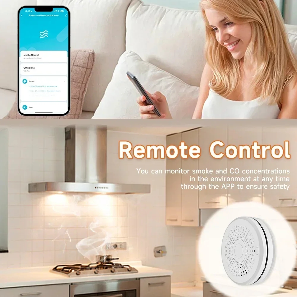 Alarma Inteligente ZigBee para - Smart Smoke Detector reseña y precio