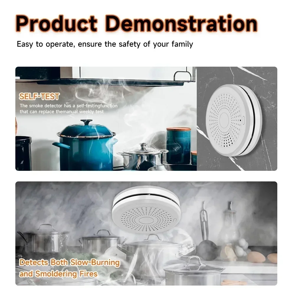 Alarma Inteligente ZigBee para - Smart Smoke Detector reseña y precio