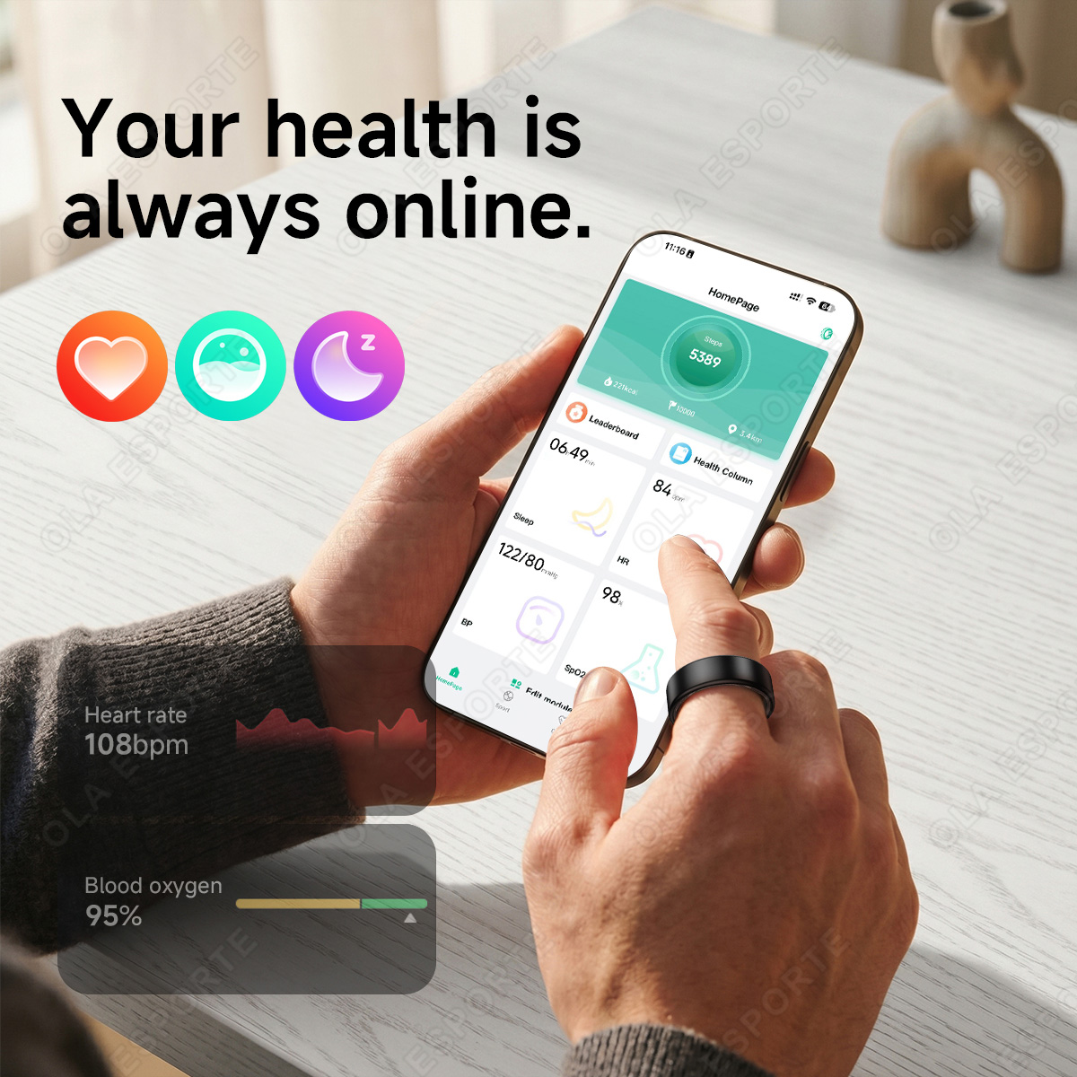 Anillo Inteligente R10 con Est - Smart Home Trainer reseña y precio