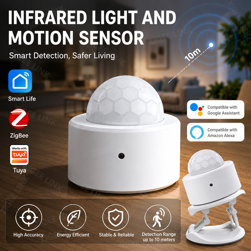Sensor de movimiento ZigBee 3, - Smart Home Website reseña y precio