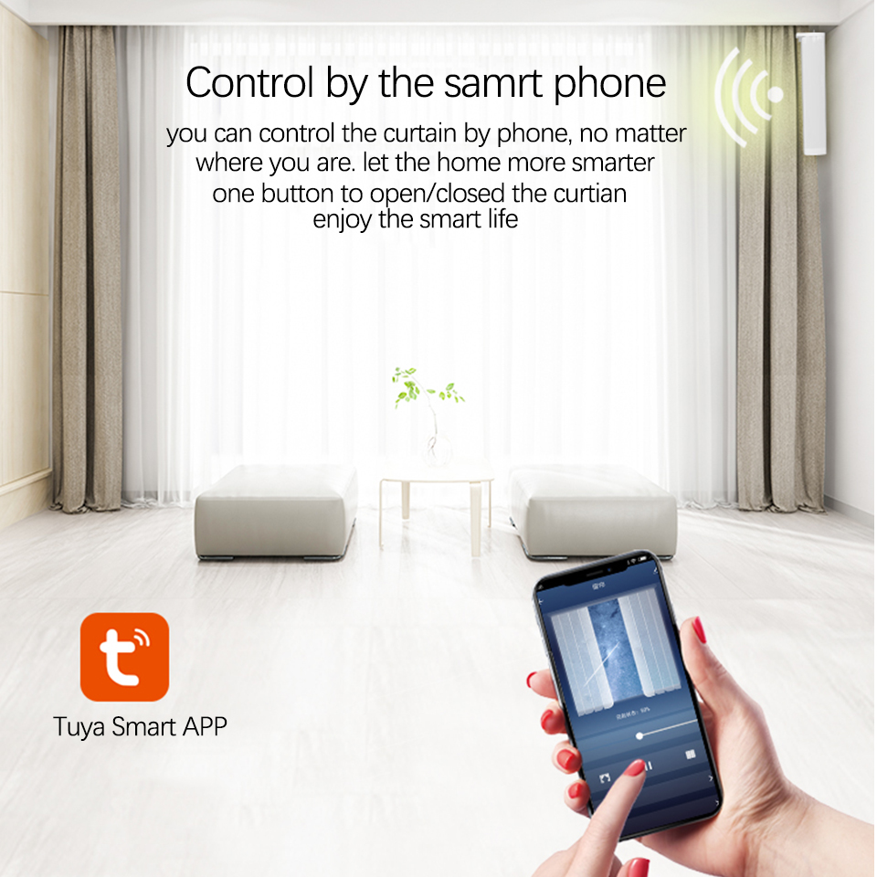 Tuya Matter Wifi cortina Motor - Smart Home Apple reseña y precio