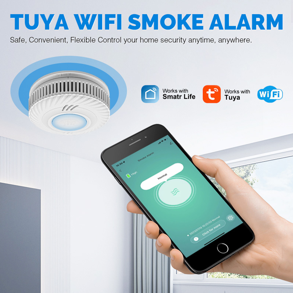 Detector de Humo WiFi LELLKI,  - Smart Smoke Detector reseña y precio