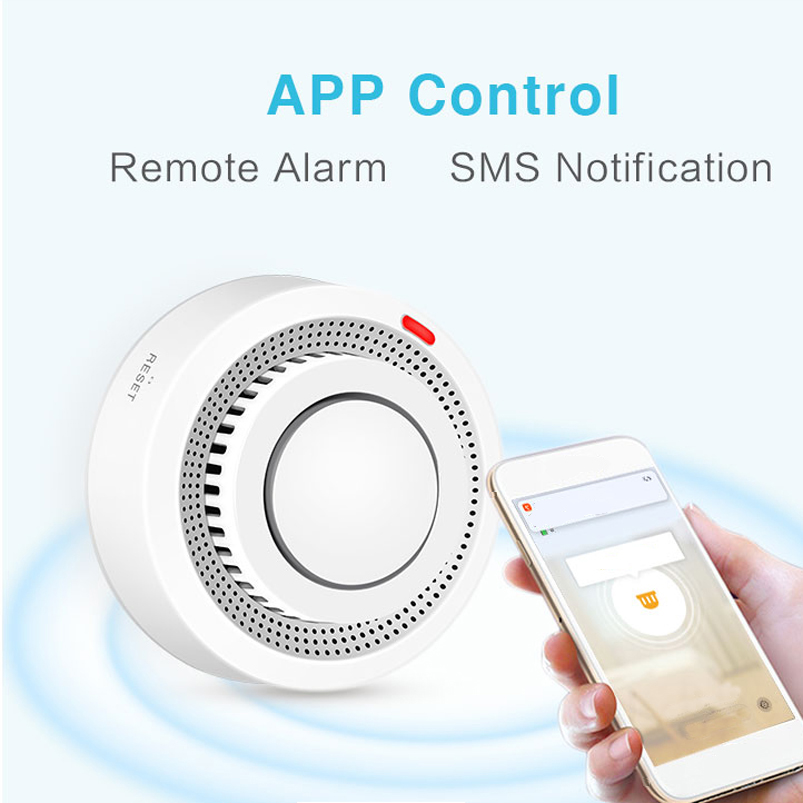 Detector de Humo WiFi/Zigbee,  - Smart Smoke Detector reseña y precio