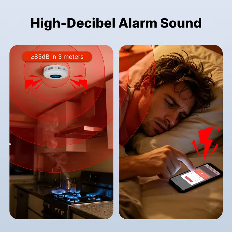 Detector de Humo y Monóxido de - Smart Smoke Detector reseña y precio